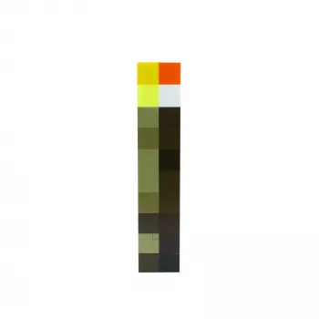 Galda lampa Paladone Torch Light PP9202MCFV3 Minecraft dizaina, ar baterijām darbināma
