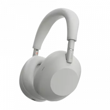 Bezvadu austiņas Sony WH-1000XM6 — trokšņu slāpēšana, Bluetooth, platīna sudraba
