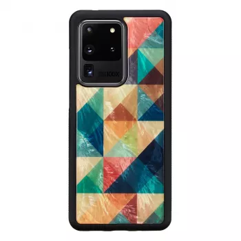 Aizsardzības vāciņš iKins Samsung Galaxy S20 Ultra, mozaīkas melns