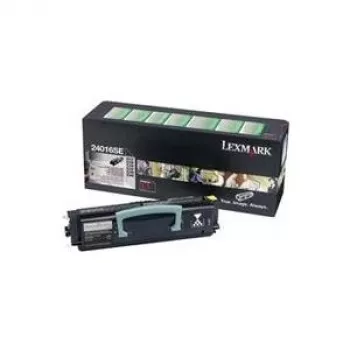 Toner Lexmark 24016SE 3000 lapas Melns
