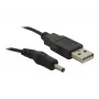 USB kabelis strāvas kabelis DeLOCK 82377 1.5m USB A
