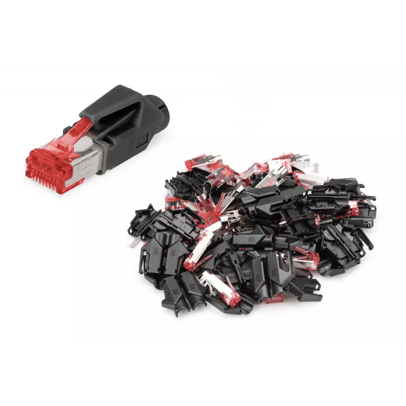 Digitus Hirose Modular Plug CAT 6 TM 21 10 gab. RJ-45 tēviņš melns sarkans