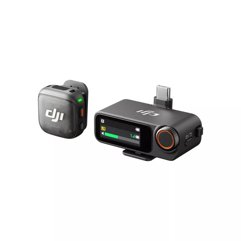 Mikrofonu sistēma DJI Camera Acc Mic 3 (1× raidītājs + 1× uztvērējs)