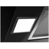 Wall-mounted extractor hood Electrolux LFV626K, Melns, 598×396 mm, 615 m³/h recirculating, 62 dB, charcoal filter