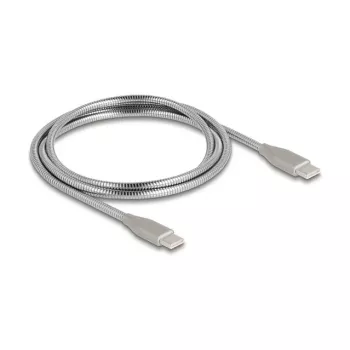 USB kabelis DeLOCK 81259 1m USB C uz USB C USB 2.0 Sudraba