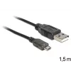 USB kabelis DeLOCK USB 2.0-A - USB micro-B 1.5m