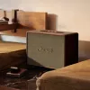 Bezvadu skaļrunis MARSHALL Woburn III Brown — multiroom, Bluetooth, Wi‑Fi, analogās ieejas