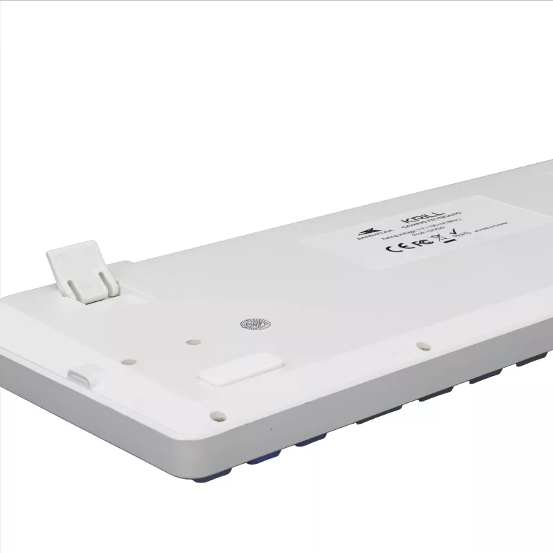 Mehāniskā tastatūra Baracuda Krill balta KRILL-W — kompakts izkārtojums, USB savienojums