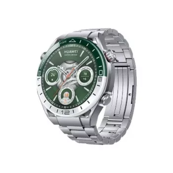 Huawei WATCH Ultimate New (Woods-B19) viedpulkstenis, 1,55 collu AMOLED 466 x 466, 32 MB RAM, 32 GB, GPS, 530 mAh, titāna siksniņa, zaļš