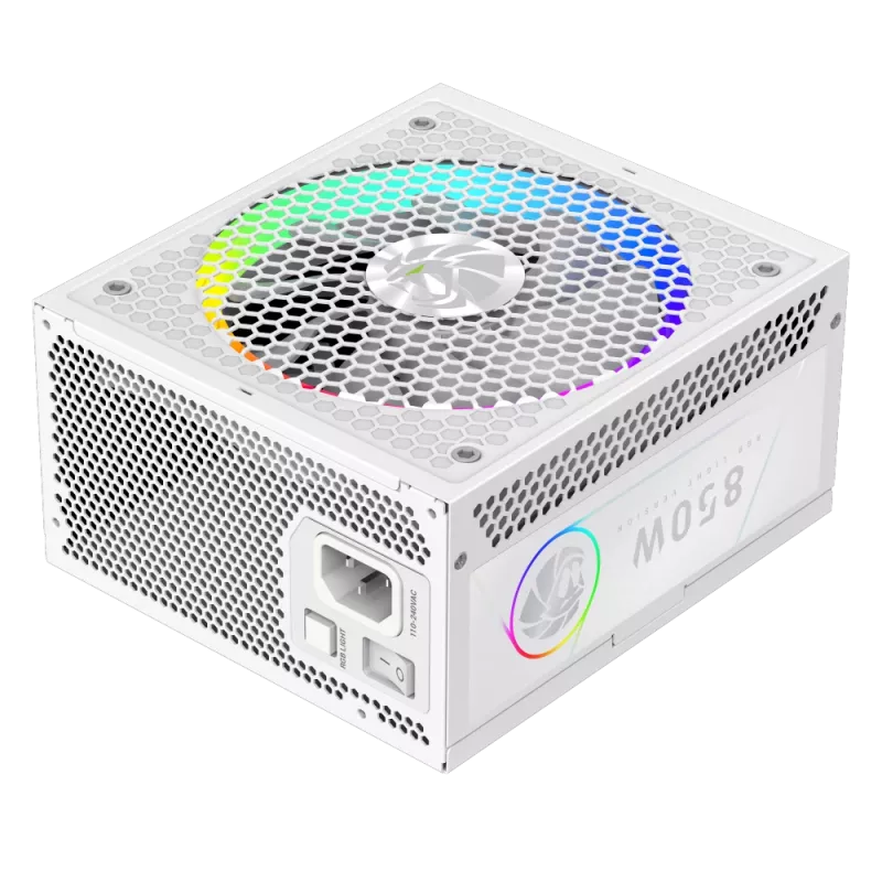 Gamemax Barošanas bloks, 80 PLUS, Gold | RGB 850G WH | 850 W