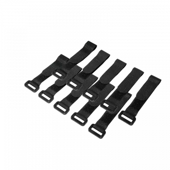 Kabeļu saites LOGILINK KAB0056 Neilons 150 mm Melna, 10 gab. iepakojumā