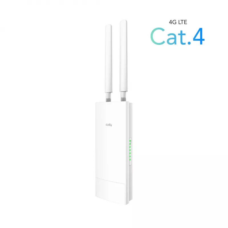 Cudy LT400 bezvadu maršrutētājs Fast Ethernet vienas joslas (2,4 GHz) 4G balts