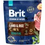 Sausā suņu barība Brit Premium by Nature Sensitive Lamb & Rice 1 kg — pieaugušiem, proteīni 26%, tauki 13%, bez glutēna