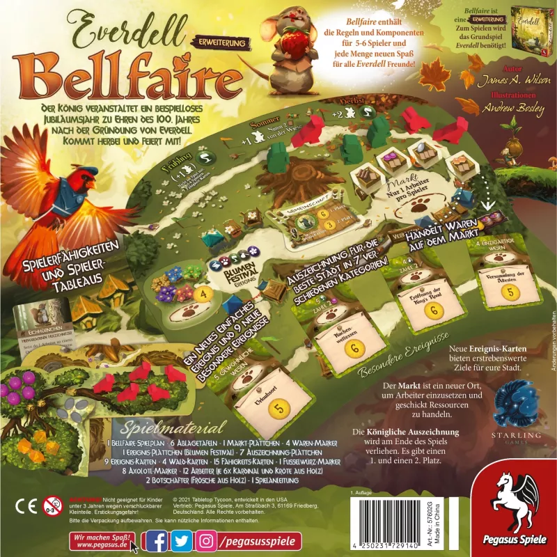 Everdell: Bellfaire, galda spēles paplašinājums