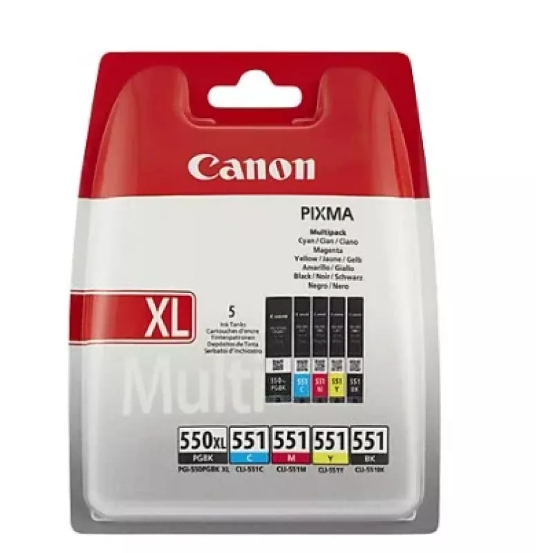 CANON PGI-550XL/CLI-551 BCMYB DAUDZKRĀSU Tintes kārtridžs