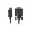 Video kabeļa adapteris LANBERG DisplayPort uz DVI-D CA-DPDV-10CU-0018-BK, 1,8 m, melns