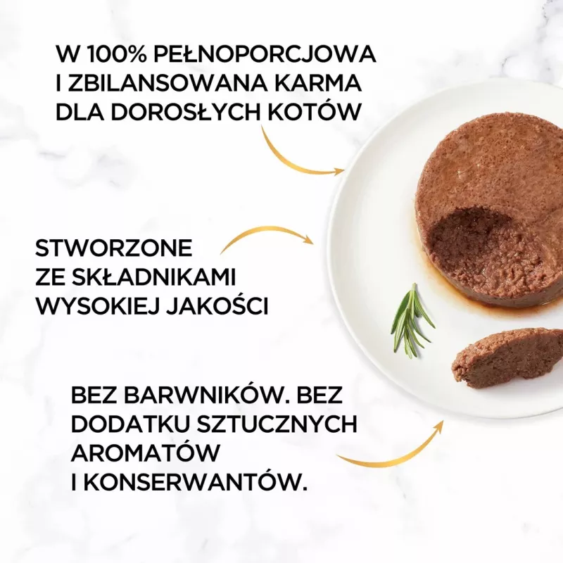 GOURMET Gold Liellopu gaļa - mitrā kaķu barība - 85g