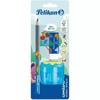 Pelikan mācību zīmuļu komplekts Combino BS, Rad., Ansp., zils (821605)
