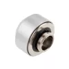 Cietās caurules savienotājs 14 mm OPTIMUS — metāla dzesēšanas šķidruma/PC ūdens dzesēšanas savienotājs, sudraba krāsā