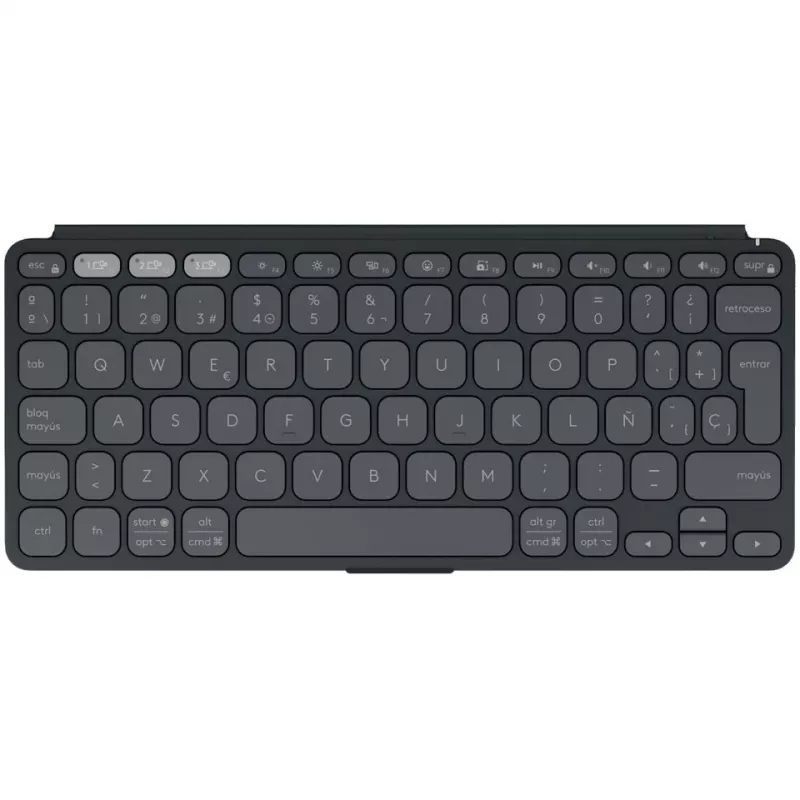 Tastatūra Logitech Keys-To-Go 2 bezvadu grafīta (DE) (920-012964)
