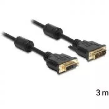 DVI kabelis DeLOCK DVI-D/DVI-D 3m