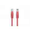 Patch vads LANBERG PCU6-20CC-0025-R RJ45 Cat.6 U/UTP 0,25 m sarkans