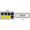 DeLOCK PCI Express barošanas Multicolour 0,30 m 82397