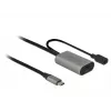 Delock USB-20225 barošanas adapteris pelēks