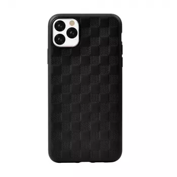 Mīksts maciņš Devia Woven2 iPhone 11 Pro — pīta tekstūra, melna