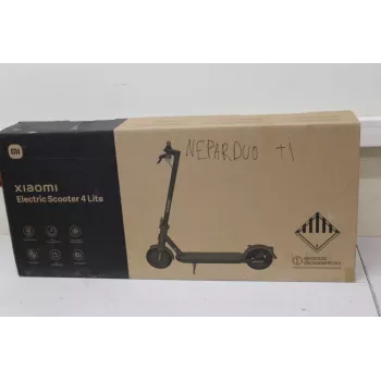 IZPĀRDOŠANA. Xiaomi Electric Scooter 4 Lite EU | IZPĀRDOŠANA. IZPĀRDOŠANA. Xiaomi Electric Scooter 4 Lite EU | 300 W | 25 km/h | 8.5 collas | 3 mēneši | Melns | LIETOTS, BOJĀTS IEPAKOJUMS, TRŪKST: LĀDĒTĀJS UN SEŠSTŪRA ATSLĒGA