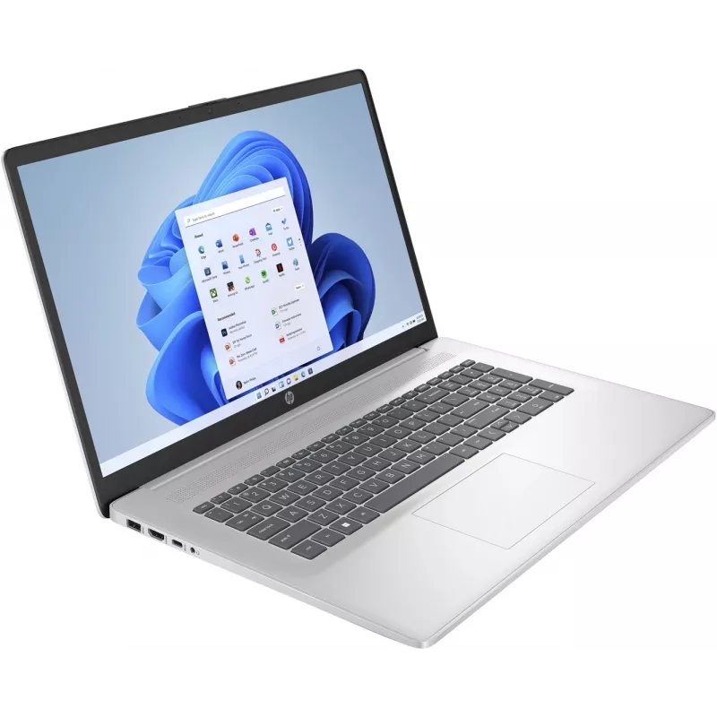 HP 17-cn3135nw Intel® Core™ i5 i5-1334U klēpjdators 43,9 cm (17.3) Full HD 16 GB DDR4-SDRAM 512 GB SSD Wi‑Fi 6 (802.11ax) Windows 11 Home sudraba