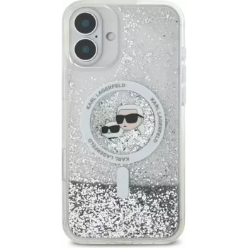 Karl Lagerfeld | KLHMP16MLGKCSGH | Aizmugurējais vāciņš | iPhone 16 Plus | Apple | TPU/PC | Caurspīdīgs