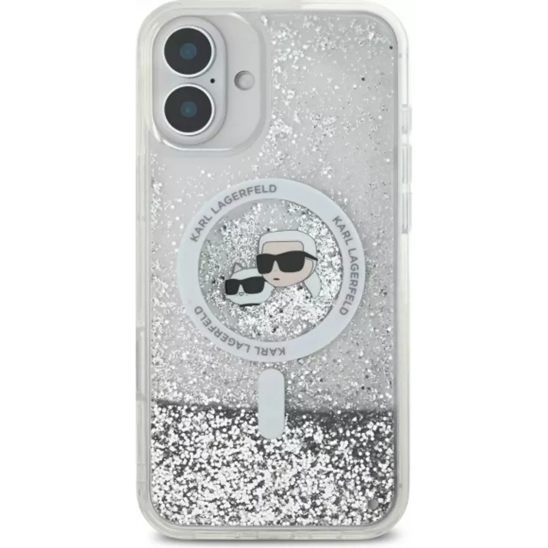 Karl Lagerfeld | KLHMP16MLGKCSGH | Aizmugurējais vāciņš | iPhone 16 Plus | Apple | TPU/PC | Caurspīdīgs