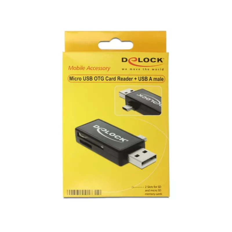 Karšu lasītājs DeLOCK 91731 USB 2.0 Melns