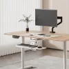 Tastatūras turētājs MACLEAN MC-156 W — regulējams zemgalda paliktnis, maks. slodze 5 kg