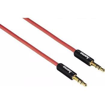Hama 0,5 m 3,5 mm/3,5 mm audio kabelis, sarkans