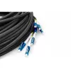 Digitus iepriekš samontēts stikla šķiedras universālais sadales kabelis, vienmoda OS2, 8 šķiedras, LC/UPC, 75 m