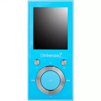 MP3 atskaņotājs INTENSO Video Scooter BT — 16 GB, LCD displejs, MicroSD saderīgs, Zils