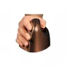 BakkerElkhuizen Evoluent 4 Small Wireless, labā roka, vertikāls dizains, lāzera, RF bezvadu, 2600 DPI, melns, brūns
