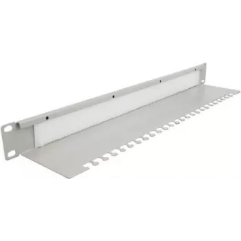 Kabeļu pārvaldības panelis DeLOCK 19 collu kabelis Management Brush Strip 1U pelēks