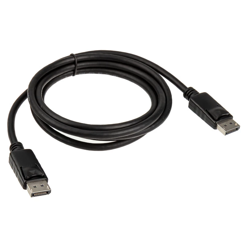 DisplayPort kabelis Akasa AK-CBDP01-20BK 2 m melns