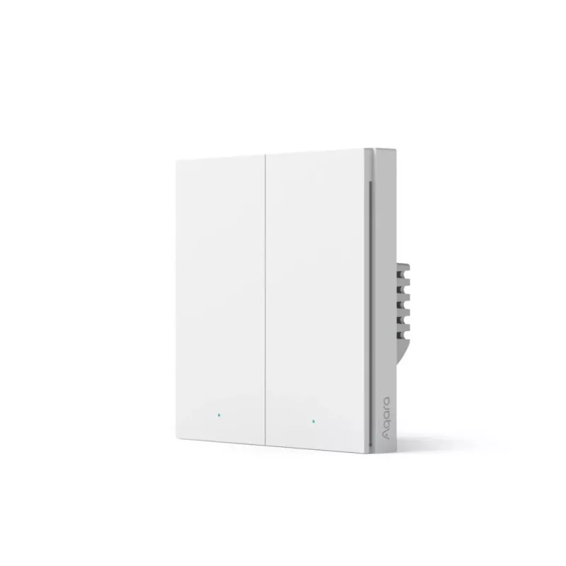 Aqara Smart Wall Switch H1 (No Neutral, Double Rocker) weiß (HomeKit)