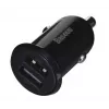 Baseus Gain Pro Universal Auto lādētājs Melns — 2× USB 2.0, 2.4 A katrā portā, Ieeja 12–24 V, 5 V izeja