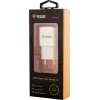 USB sienas lādētājs YENKEE YAC 2023WH 18W 3A Quick Charge 3.0