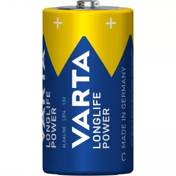 Baterija Varta Alkaline Baby C 04914 121 111 — C izmēra sārma baterija, viena šūna