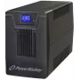 Nepārtrauktās barošanas avots PowerWalker VI 800 SCL FR — Line‑Interactive UPS 0.8 kVA (480 W), 2 Type E kontaktligzdas, USB, RJ-45/RJ-11, 12V 9Ah akumulators, tornis, melns