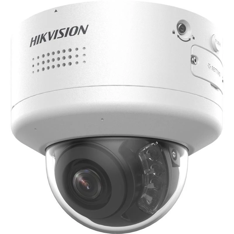Kupola IP drošības kamera Hikvision DS-2CD2747G2H-LIPTRZS2U/SL 2688x1520 Iekštelpām un āra telpām
