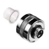 Alphacool Eiszapfen Pro savienotājs 16 mm cietās caurules veidgabals G1/4, 6 gab. iepakojumā - hromēts