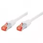 Tecline exertis Connect - ielāps kabelis - RJ-45 (v) uz RJ-45 (v) - 5 m - SSTP kabelis - 6. kat. - bez halogēniem - balts (71505W)