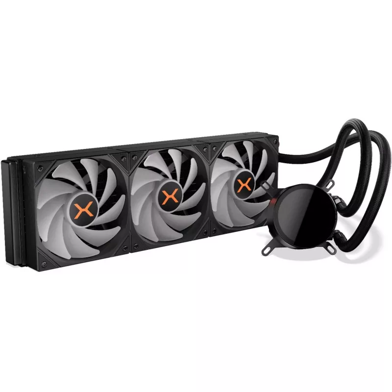 Dzesēšanas ventilators KRUX HydroX 360 ARGB, saderīgs ar 360 mm radiatoru, ARGB apgaismojums
